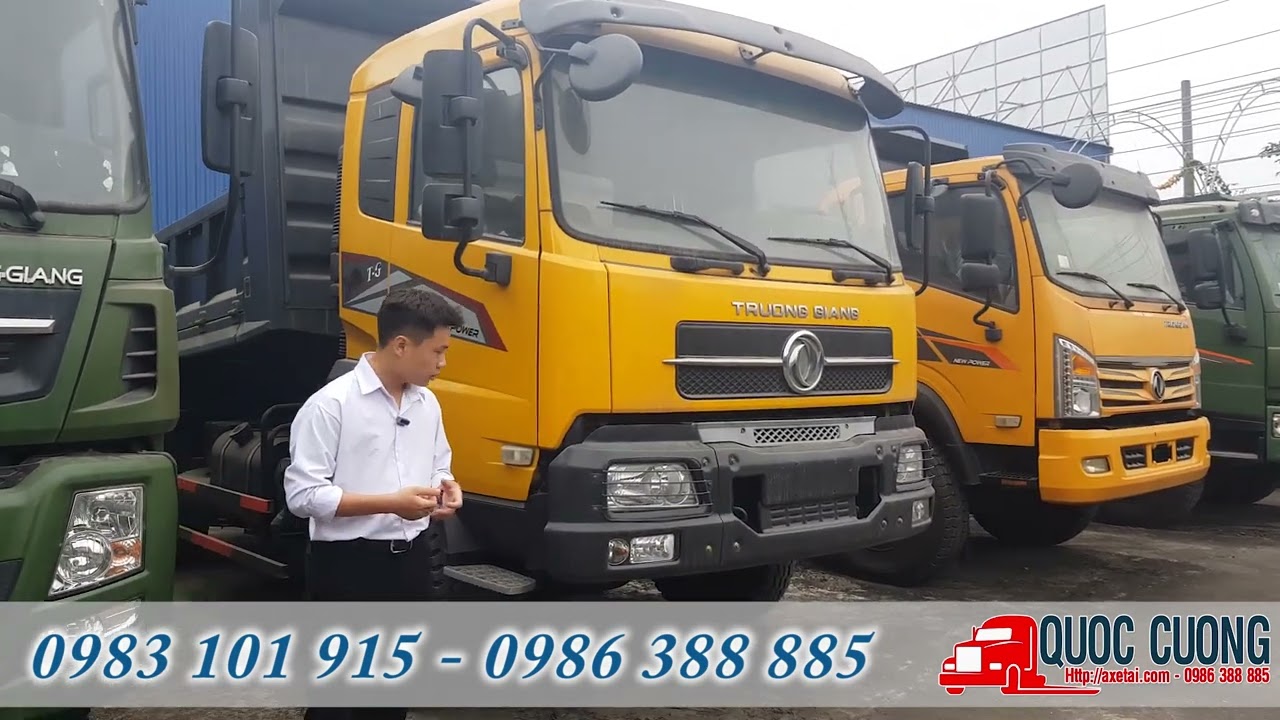 5 mẫu xe tải ben trường giang giá rẻ