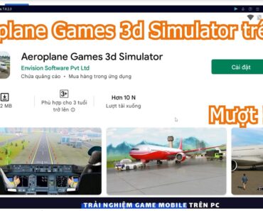 Aeroplane Games 3d Simulator PC – Cách tải & chơi mượt trên Máy tính, Laptop Windows