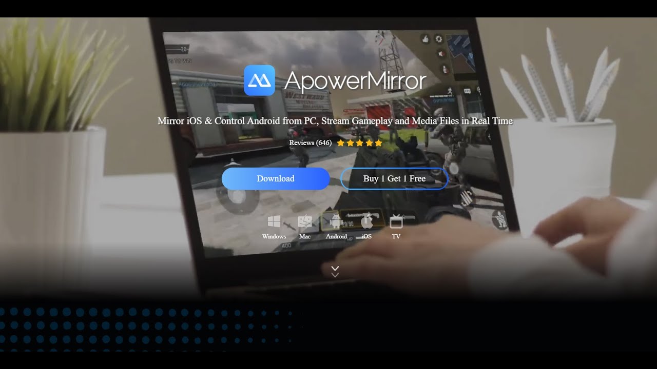 ApowerMirror Full crack (Chiếu màn hình iphone lên Pc)