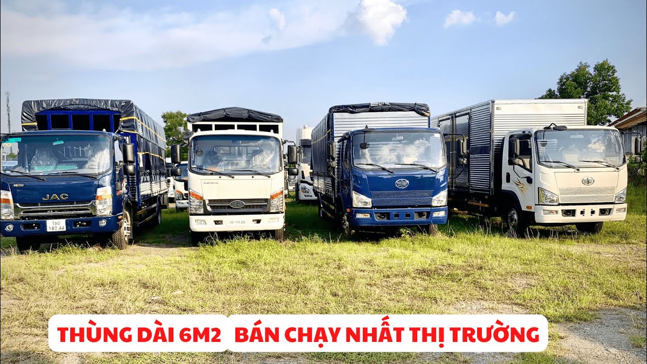 CÁC MẪU XE TẢI THÙNG DÀI 6M2 l GIÁ QUÁ TỐT