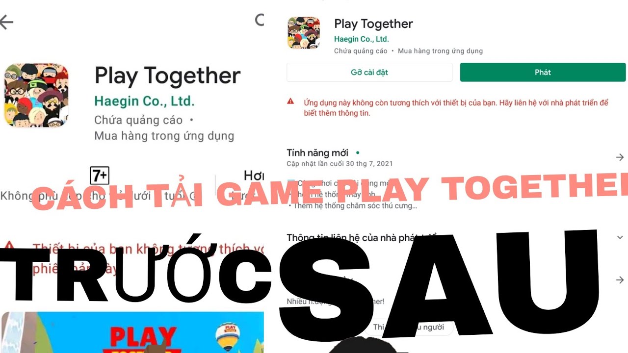 CÁCH TẢI GAME PLAY TOGETHER BẰNG GOOGLE | KHI KHÔNG TẢI ĐƯỢC TRÊN CH PLAY | Pear Nee