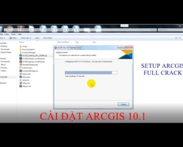 CÀI ĐẶT ARCGIS 10.1 – SETUP ARCGIS FULL CRACK