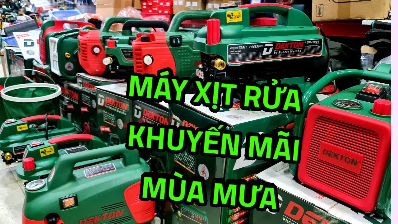 Các mẫu máy rửa xe chạy khuyến mãi mới nhất quá hấp dẫn |Máy Xây Dựng Hồng Nhiên