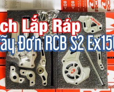 Cách Lắp Số Gãy Đơn RCB S2 Mẫu Mới Nhất 2020 Dành Cho Exciter 150