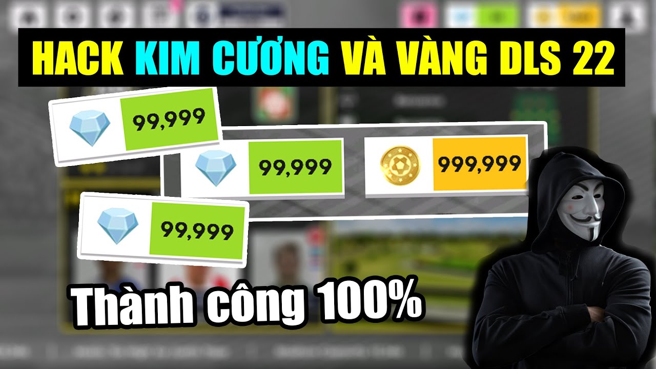 Cách Tải FILE Hack DLS 22 Nhận 99999 Kim Cương Và Vàng Miễn Phí Trong Game Dream League Soccer 2022