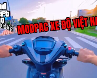 Cách Tải Game GTA SAN Mod Xe Độ Việt Nam Có Link | Mod Pack Vario Xanh Ngọc Lục Bảo Satria Ex150