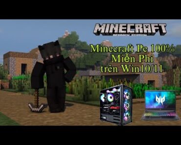 Cách Tải Minecraft Pe trên Pc hoặc Laptop (Win 10/11) | Đăng Nhập Được Xbox và Chơi Server| NTT/OVER