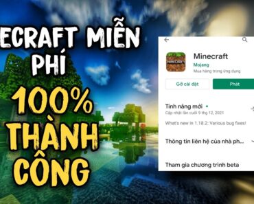 Cách Tải Minecraft Trên Điện Thoại Miễn Phí Chỉ Trong 30 Giây | Minecraft PE