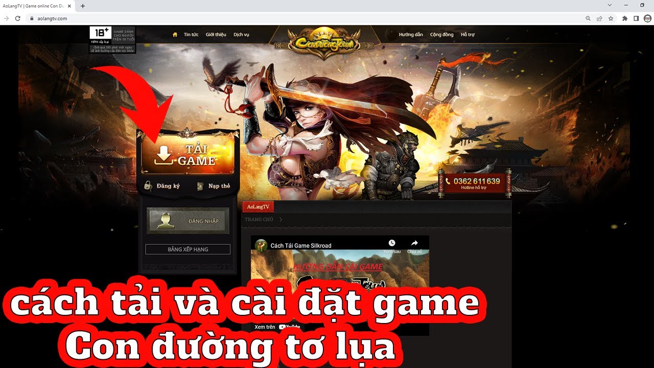 Cách Tải và cài đặt  Game con đường tơ lụa – silkroad online – No7