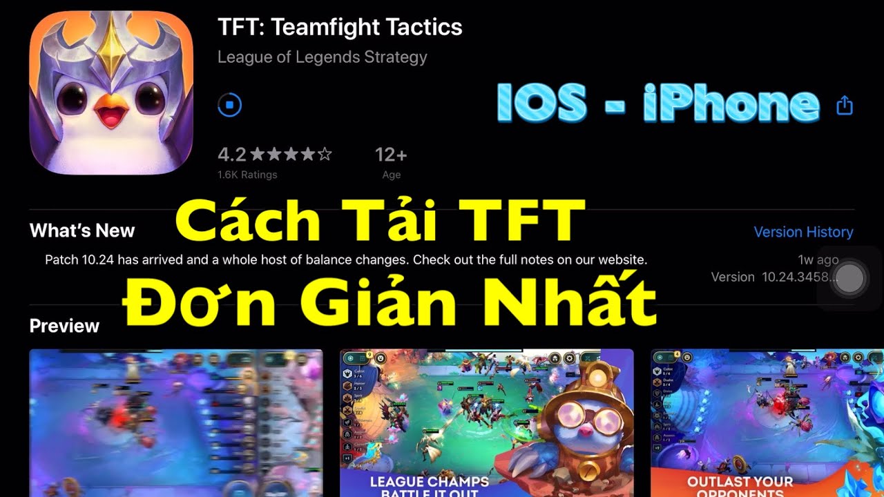 Cách tải Đấu Trường Chân Lý Mobile ios – iphone