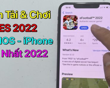 Cách tải PES 2022 Mobile iOS – iPhone / Mới Nhất 2022