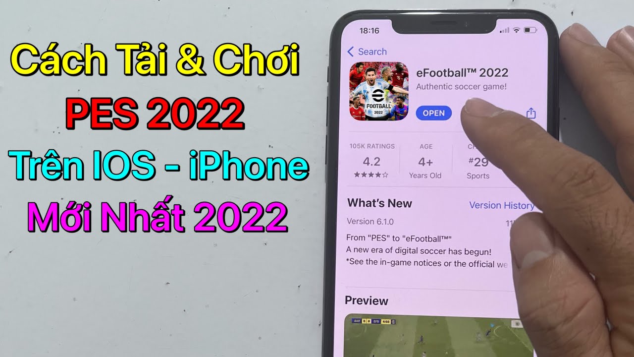 Cách tải PES 2022 Mobile iOS – iPhone / Mới Nhất 2022