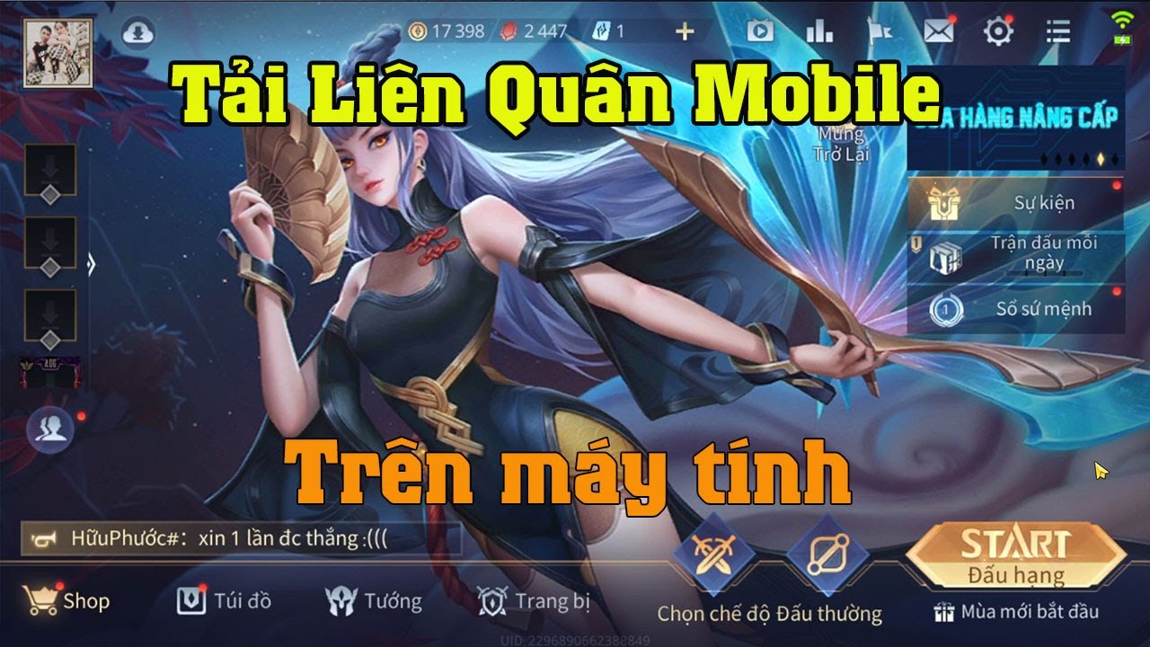 Cách tải game Liên Quân mobile trên máy tính laptop PC