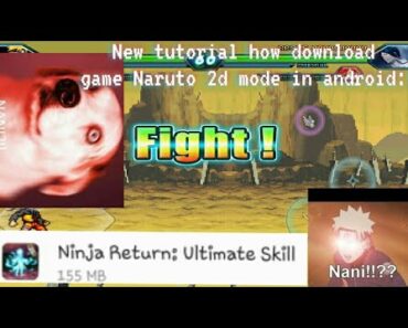 Cách tải game Naruto 2d mode cực hay trên android | YT Azuka BG