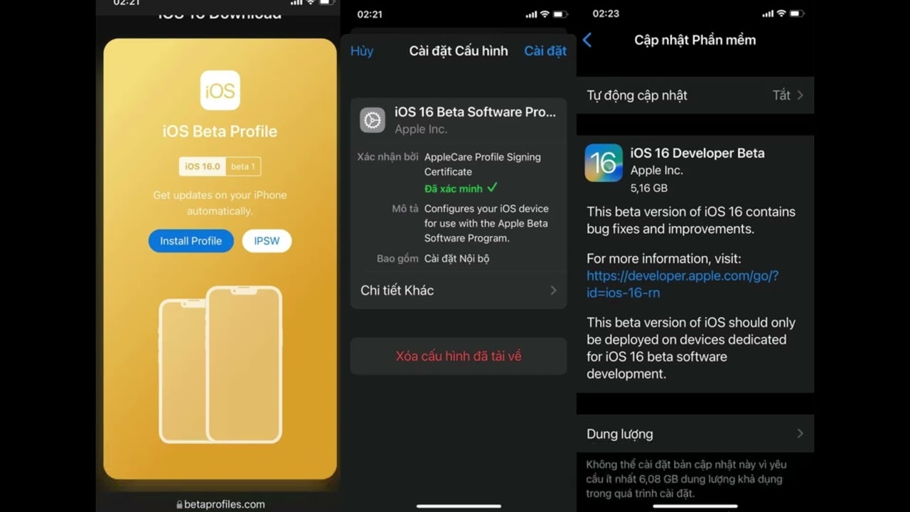 Cách tải iOS 16 phiên bản thử nghiệm