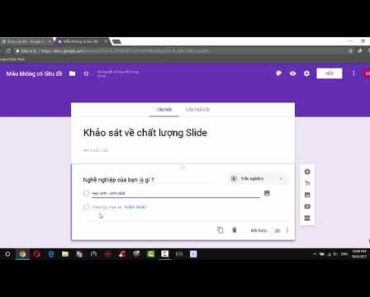 Cách tạo bản khảo sát bằng Google biểu mẫu và gửi đi