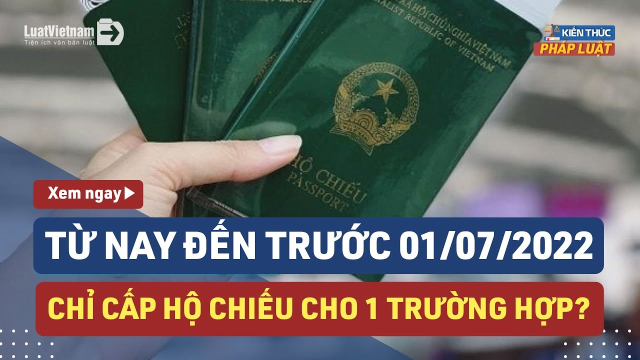 Chú Ý: Đừng Đi Làm Hộ Chiếu Ở Thời Điểm Này, Trừ 1 Trường Hợp Duy Nhất | LuatVietnam