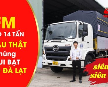 ĐÁNH GIÁ XE TAI HINO FM 2 CẦU THẬT – MẪU THÙNG ĐÀ LẠT. FM8JW7A . Xe Tải Hino Series 500