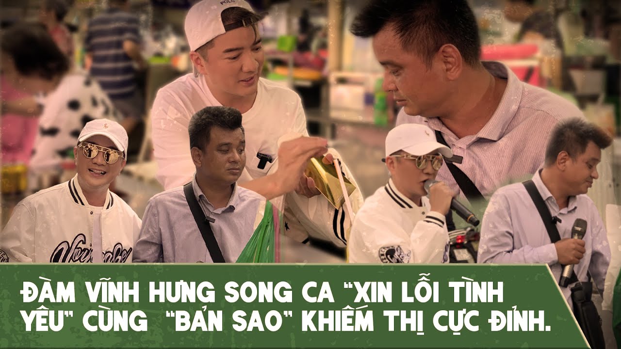 Đàm Vĩnh Hưng song ca "Xin lỗi tình yêu" với "bản sao" khiếm thị CỰC ĐỈNH