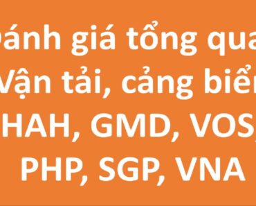 Đánh giá tổng quan ngành vận tải cảng biển HAH GMD VSC VOS VNA SGP PHP
