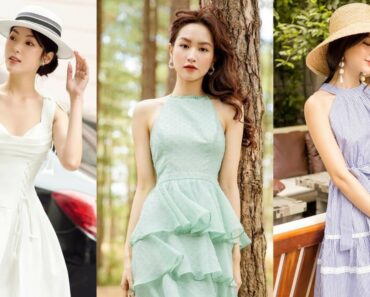 Điệu đà, nữ tính trong những mẫu đầm dây phong cách| Dress