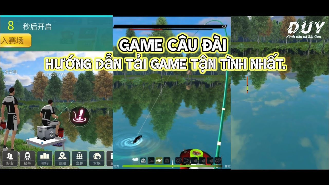 Game câu Đài chuyên nghiệp – Hướng dẫn tải bà đăng nhập tận tình nhất