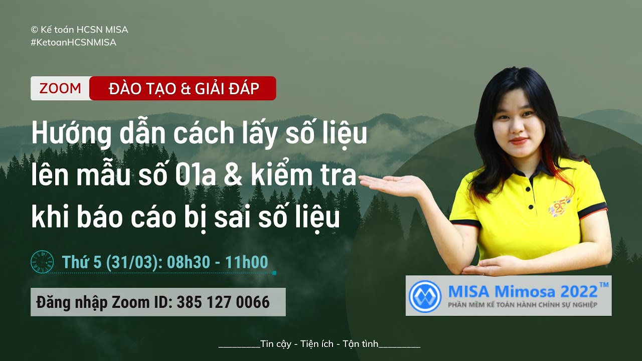 HƯỚNG DẪN CÁCH LẤY SỐ LIỆU LÊN MẪU SỐ 01A & KIỂM TRA KHI BÁO CÁO BỊ SAI SỐ LIỆU – Sáng 31.03