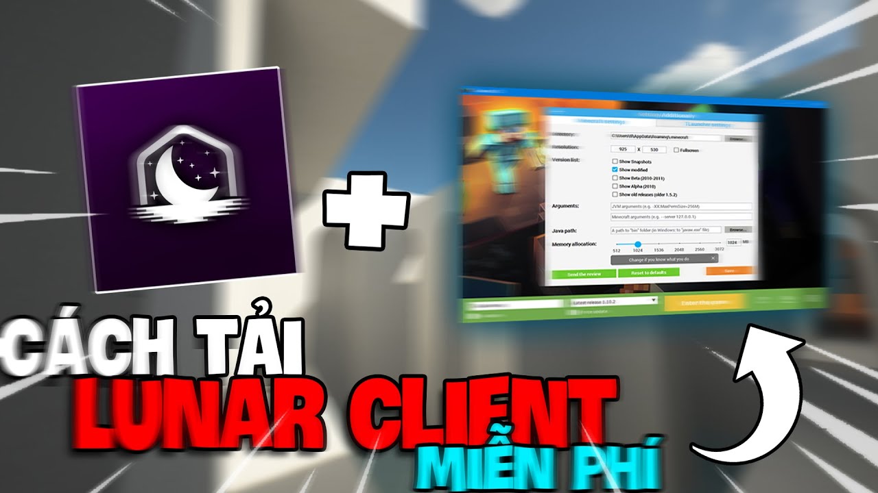 HƯỚNG DẪN CHƠI LUNAR MIỄN PHÍ TRÊN TLAUNCHER – HOW TO CRACK LUNAR CLIENT