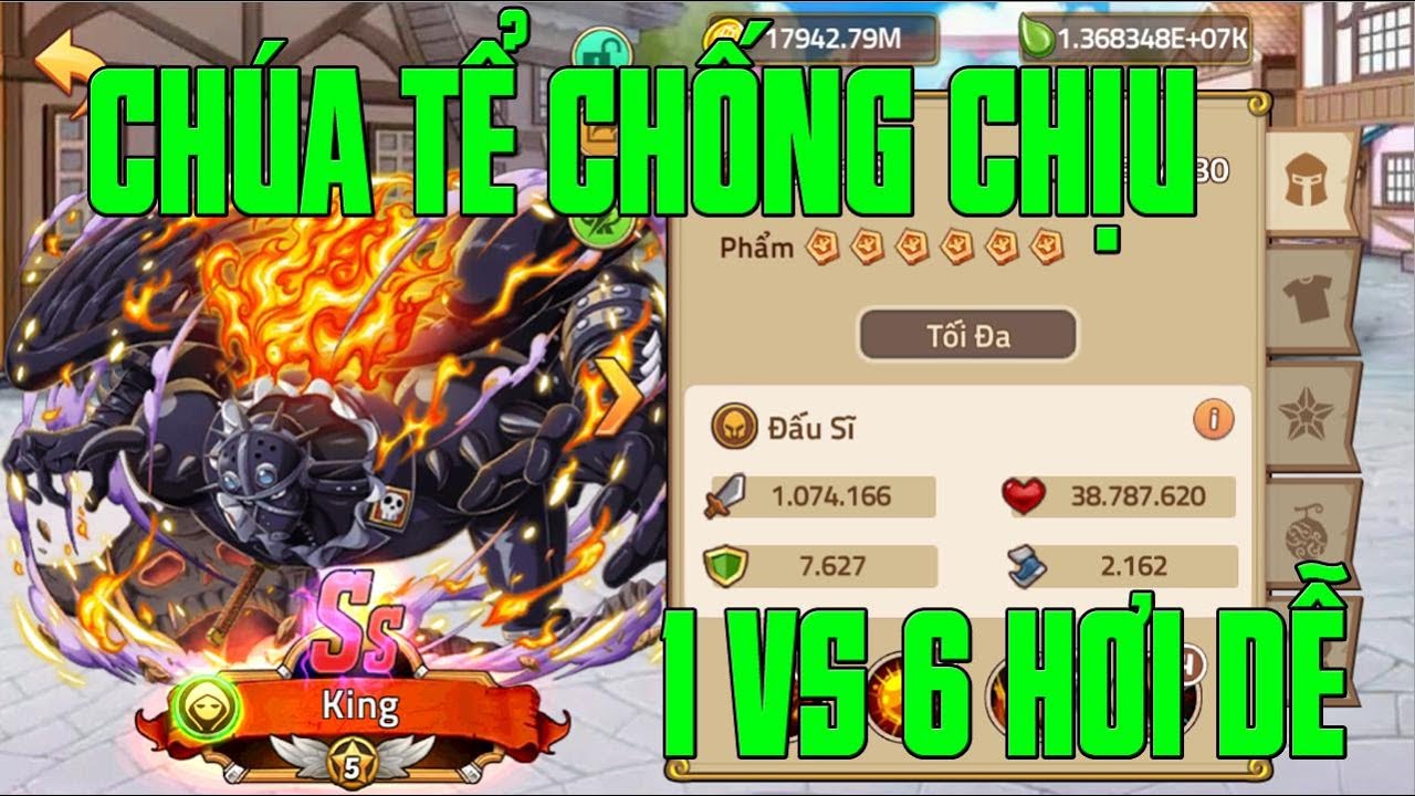 Hải Tặc Đại Chiến – KING MAX VIP MẠNH NHẤT GAME THỂ HIỆN SỨC MẠNH THẾ NÀO…VÀ TỈ LỆ MỞ MẢNH RANDOM.