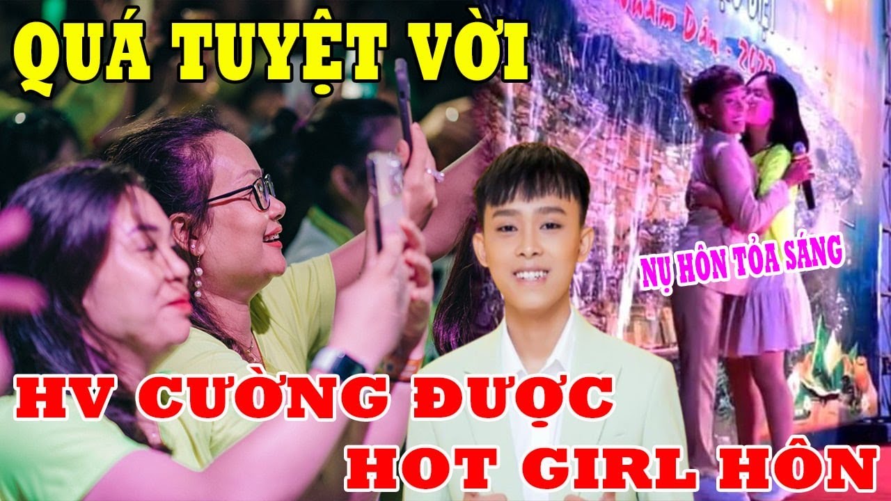 🥰Hồ Văn Cường Bất Ngờ Fan Hot Girl Lên Sân Khấu Ôm Và Hôn🥰 Khiến Khán Giả Ngỡ Ngàng, Nụ Hôn Tỏa Sáng