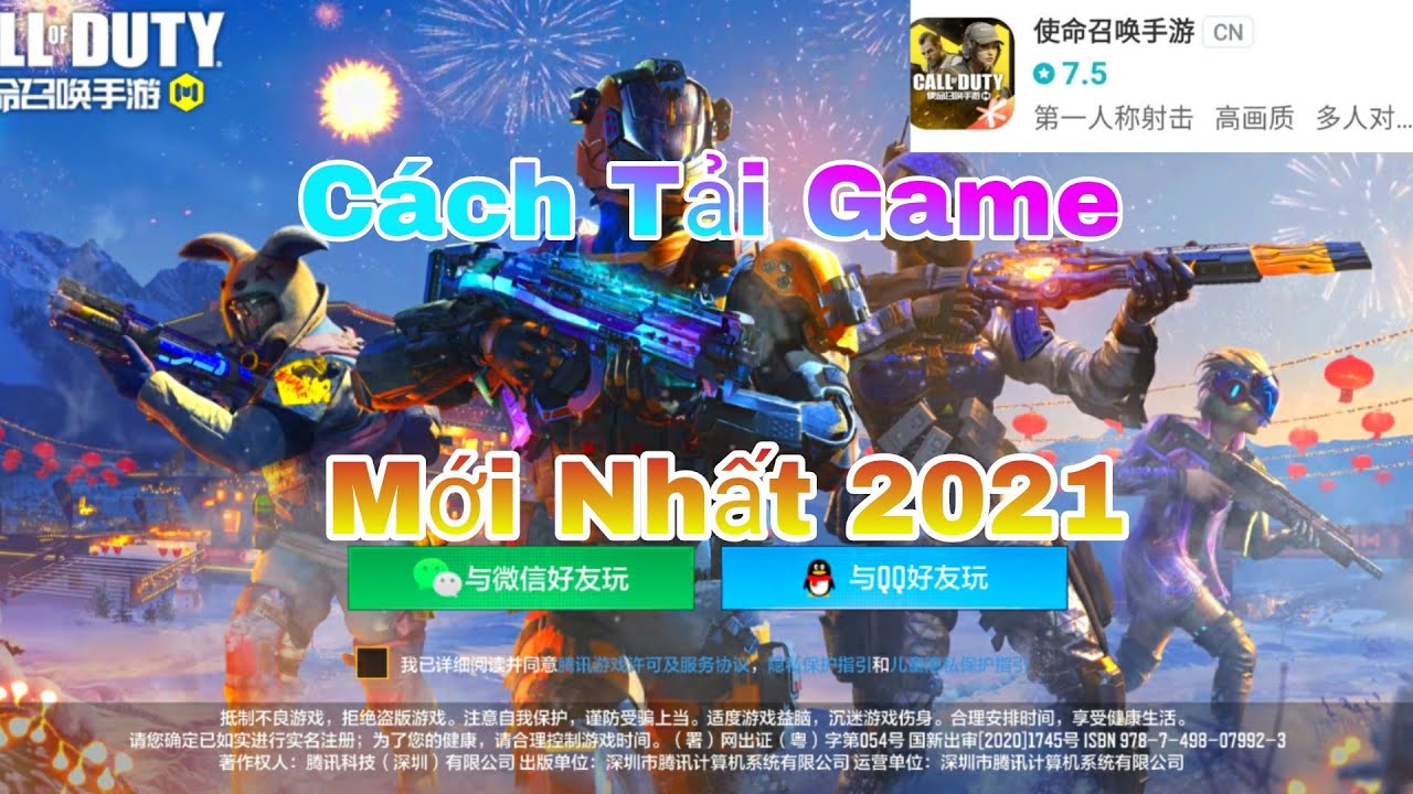 Hướng Dẫn Cách Tải Game Call Of Duty China Cho Androi Mới Nhất 2021