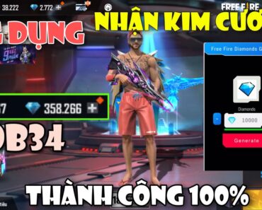 Hướng Dẫn Cách Tải Ứng Dụng Nhận Kim Cương Free Fire Miễn Phí Mới Nhất OB34 2022 | Trong 1 Phút