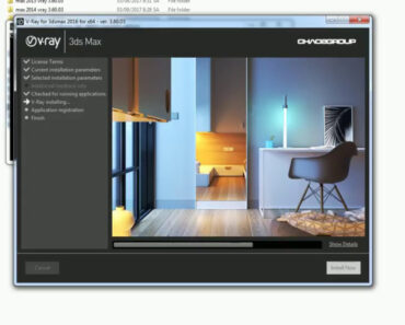 Hướng dẫn cài đặt, download crack vay 3.6 từ 3D max 2014 – 3D max 2018