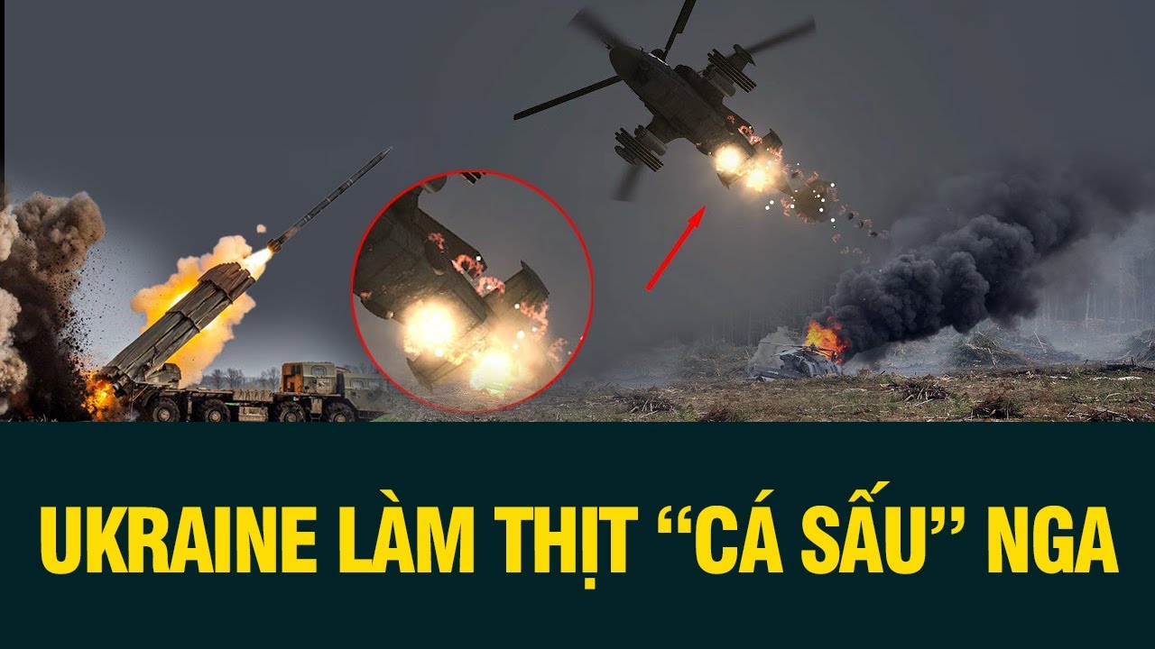 KHOẢNH KHẮC MÃN NHÃN Ukraine dùng tên lửa Xé Tan Xác Trực Thăng Ka-52 Hiện Đại Nhất Của Nga