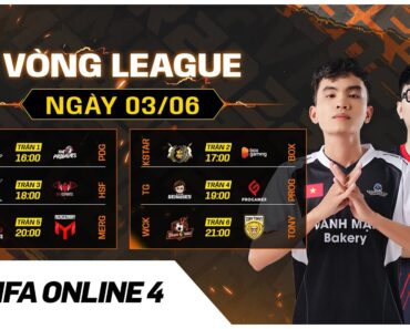 🔴[LIVE] Ngày 03/06 Vòng League FVPL Summer 2022 – Giải Đấu FIFA Online 4 Lớn Nhất Việt Nam