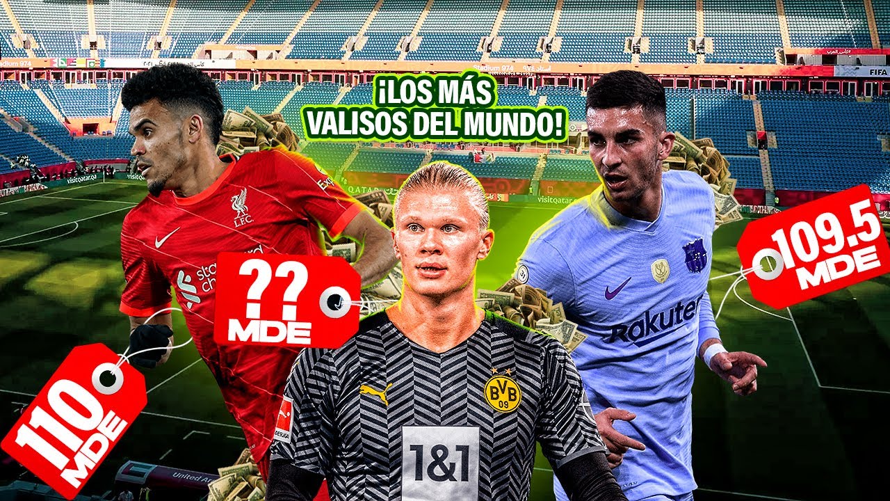 Los 14 cracks MÁS VALIOSOS del mundo ¡Vinicius le GANA a Haaland!😱