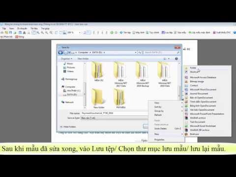 MIMOSA2019_Hướng dẫn cách lưu mẫu hóa đơn và copy mẫu sang máy tính khác