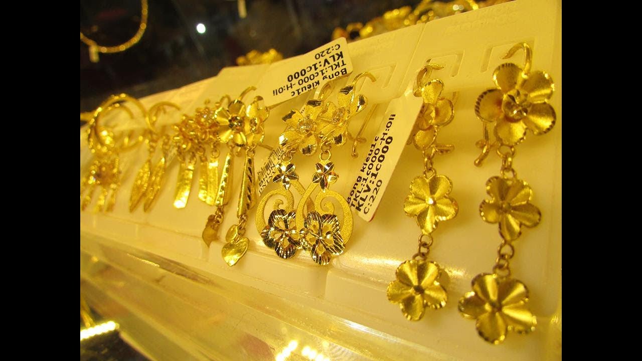 Mẫu Bông Tai Vàng 24k Tuyệt Đẹp – Gold earrings