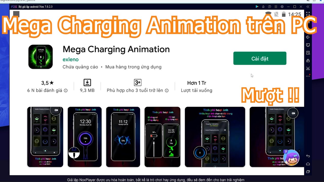 Mega Charging Animation PC – Cách tải & chơi mượt trên Máy tính, Laptop Windows