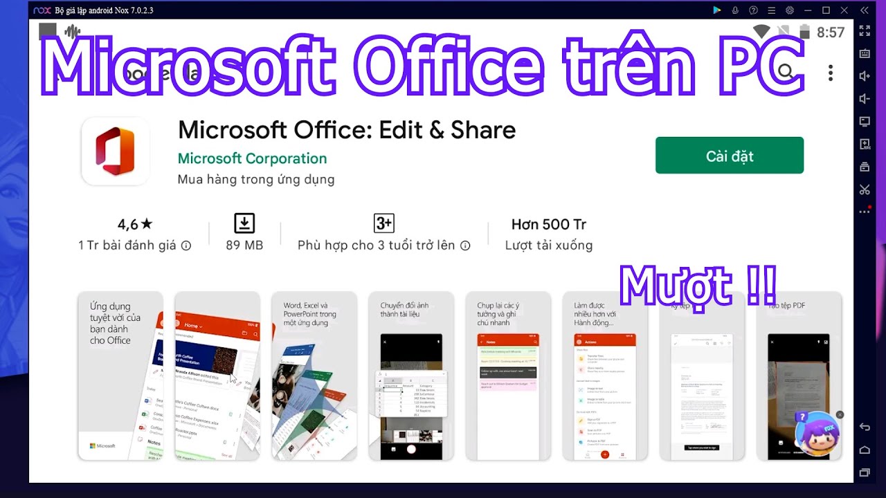 Microsoft Office Edit & Share PC – Cách tải & chơi mượt trên Máy tính, Laptop Windows