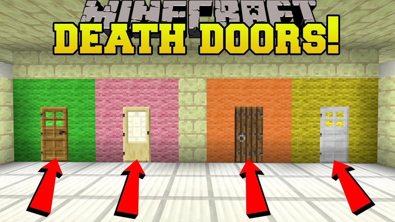 Minecraft: CHOOSE THE RIGHT DOOR TO SURVIVE!!! – CRACK THE FAKES – Custom Map [5]