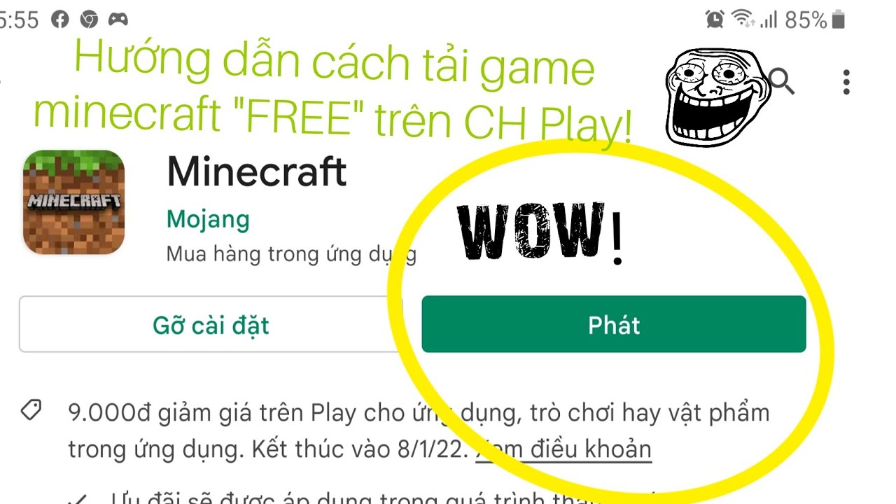 MinecraftPE tập 1: Hướng dẫn cách tải Minecraft cho Android và một khởi đầu mới!