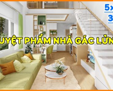 NHÀ GÁC LỬNG HIỆN ĐẠI TIẾT KIỆM CHI PHÍ | DIỆN TÍCH 5x15M 3 PHÒNG NGỦ VỚI ĐẦY ĐỦ CÔNG NĂNG