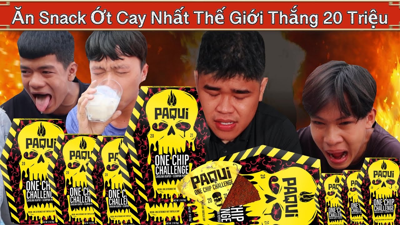 Người Cuối Cùng Ăn Snack Ớt Cay Nhất Thế Giới Sẽ Thắng 20 Triệu | Paqui One Chip