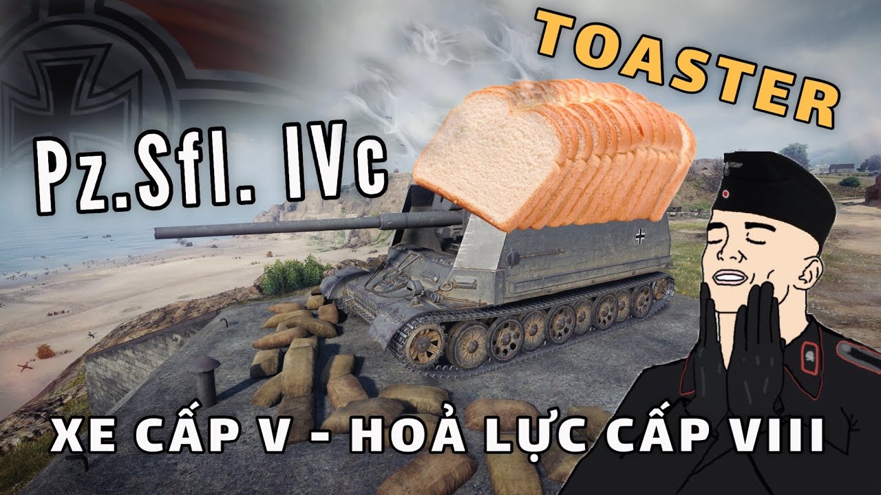 Pz.Sfl. IVc "Toaster": Đây là cách lính Đức NƯỚNG tăng địch | World of Tanks