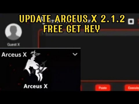 [Roblox] Hướng Dẫn Cách Tải Arceus X 2.1.2 Mới Nhất Free Get Key