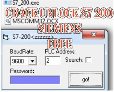 SIEMENS S7 200 UNLOCK CRACK  PLC FREE !