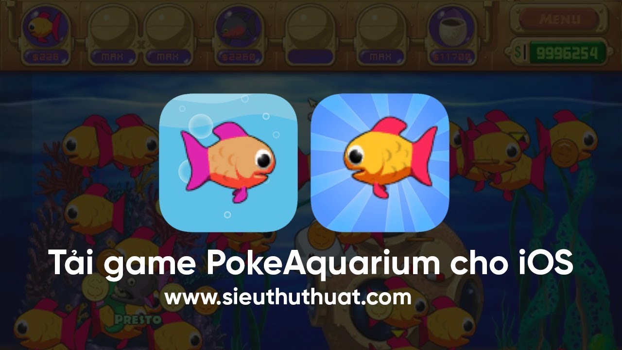 Tải game Pocket Aquarium cho iOS – Game nuôi cá huyền thoại