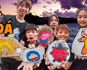 Thái Chuối | Vẽ Tranh Trên ĐÁ – ROCK PAINTING