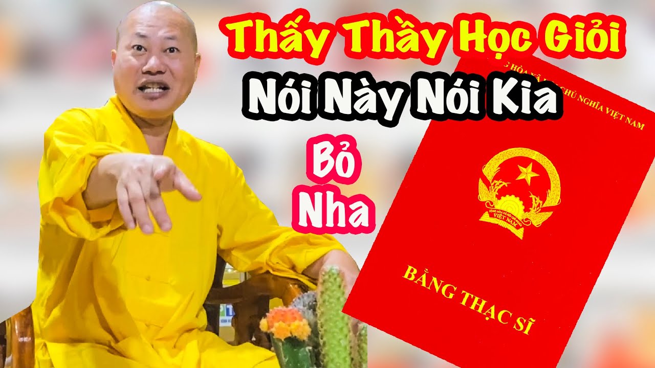 Thầy Thích Tâm Phúc Đáp Trả Khi Bị Nói Xài Bằng Thạc Sĩ Nhái